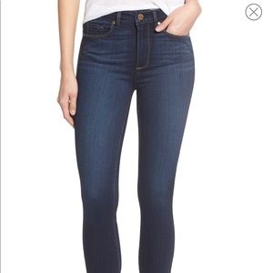 PAIGE Trascend Hoxton High Waist Skinny Jeans